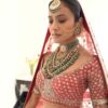 Red Peacock Lehenga