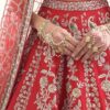 Red Peacock Lehenga