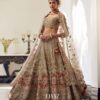 Ivory and Red Lehenga