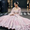 Pink and Ivory Lehenga Set