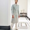 Ice blue Sherwani