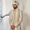 Ivory Sherwani Set