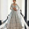 Ice blue lehenga set